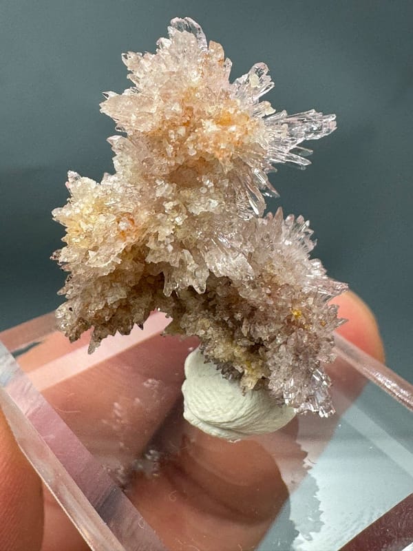 Creedite from Guizhou, China, individual mineral specimen view 4