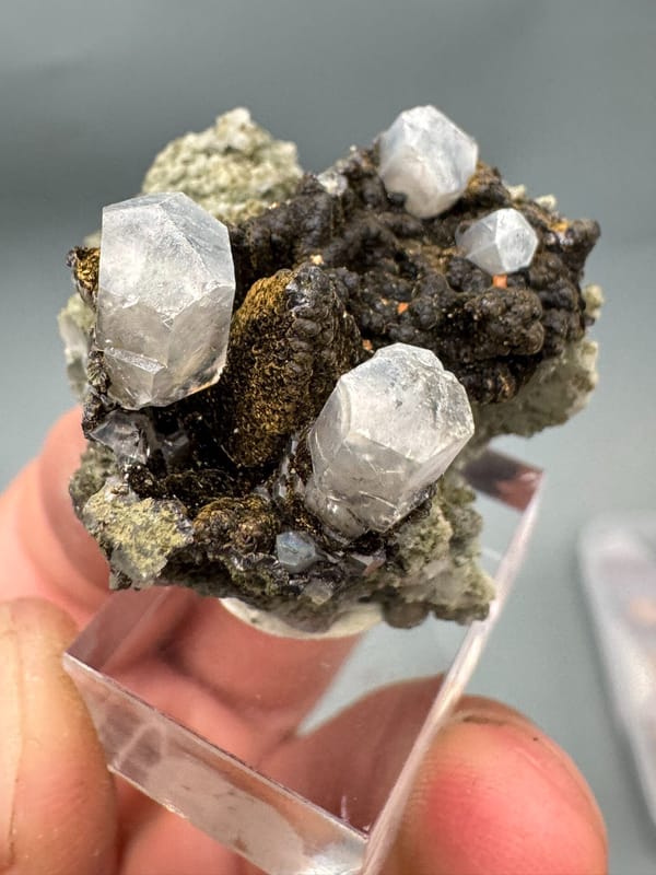 Calcite from Hubei, China, individual mineral specimen view 3