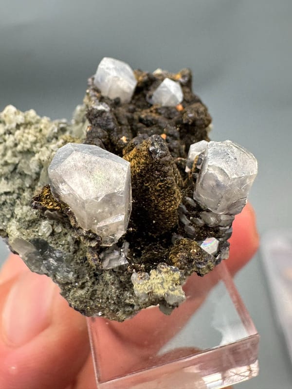 Calcite from Hubei, China, individual mineral specimen view 4