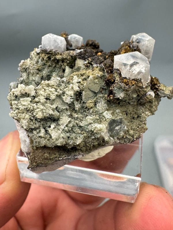 Calcite from Hubei, China, individual mineral specimen view 6