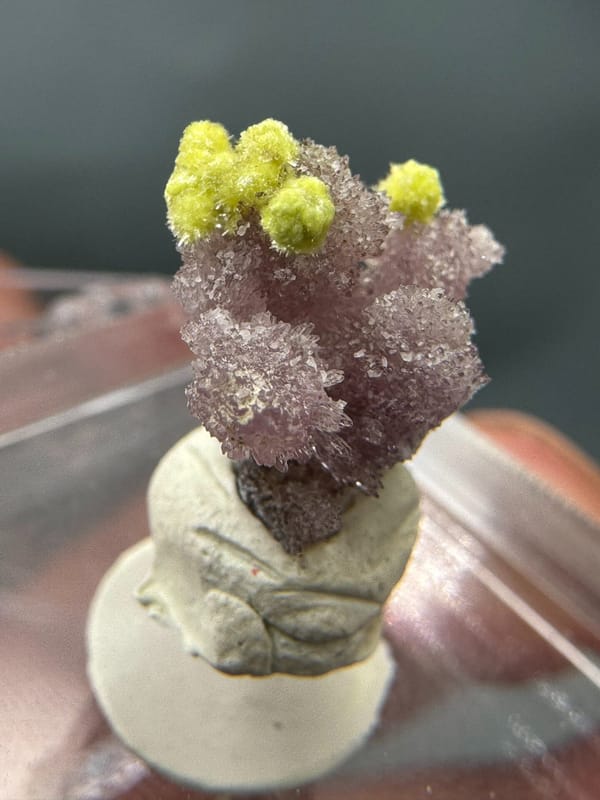 Creedite from Guizhou, China, individual mineral specimen view 2