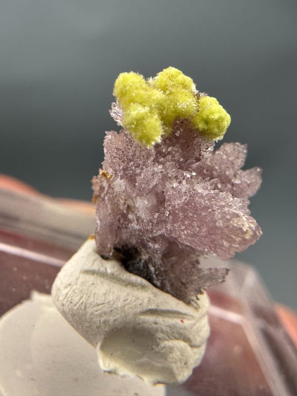 Creedite from Guizhou, China, individual mineral specimen view 3