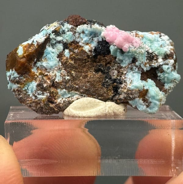 Unverified calcium aluminum silicate from Yunnan, China, individual mineral specimen view 2