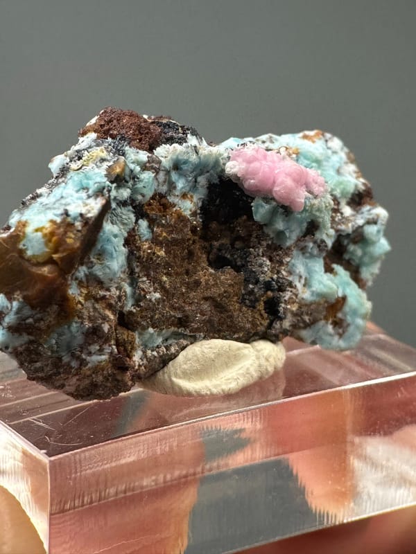 Unverified calcium aluminum silicate from Yunnan, China, individual mineral specimen view 3