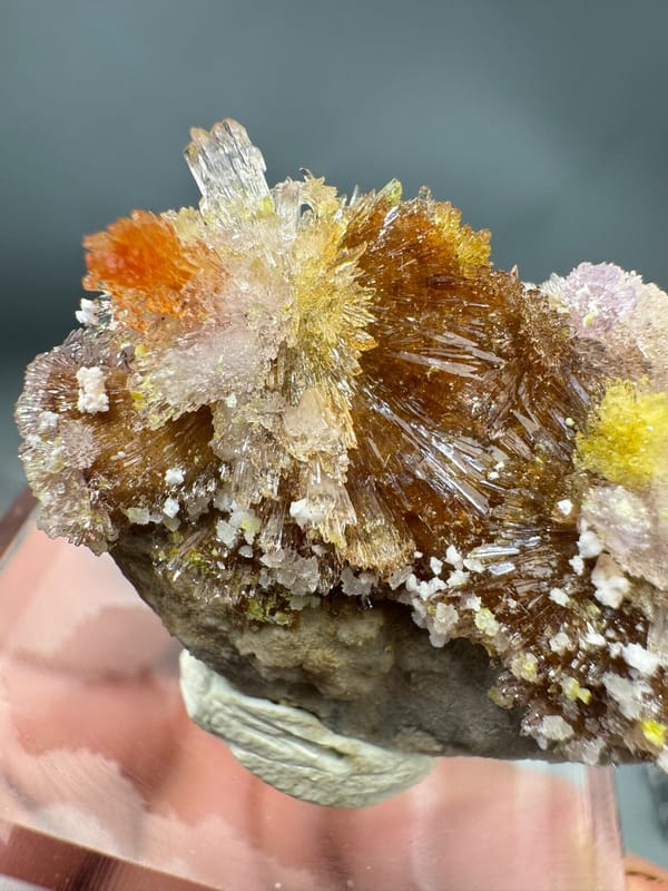 Creedite from Guizhou, China, individual mineral specimen view 3