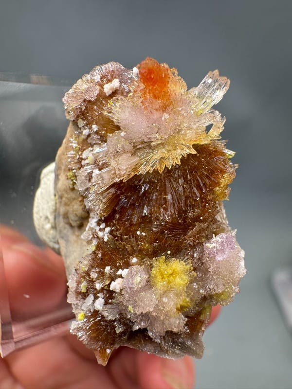 Creedite from Guizhou, China, individual mineral specimen view 5