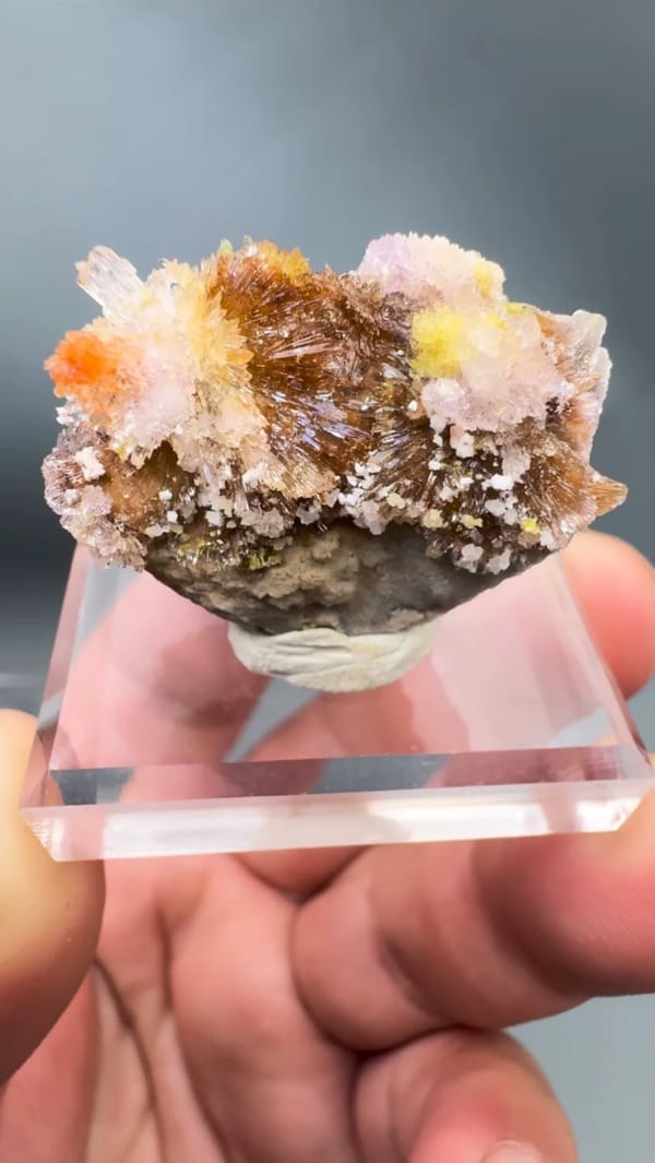 Creedite from Guizhou, China, individual mineral specimen view 7