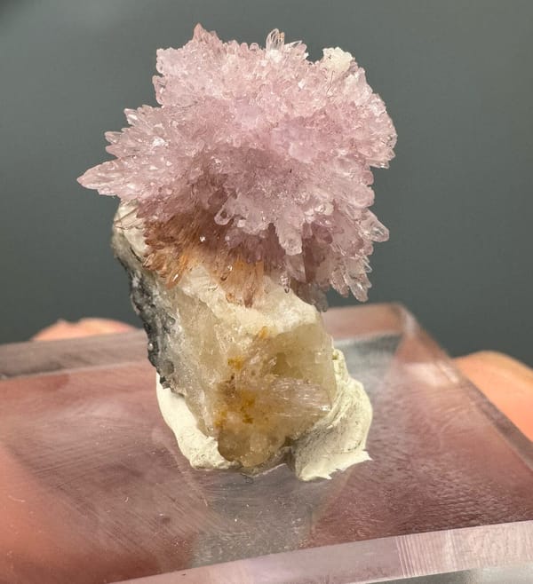 Creedite from Guizhou, China, individual mineral specimen view 3