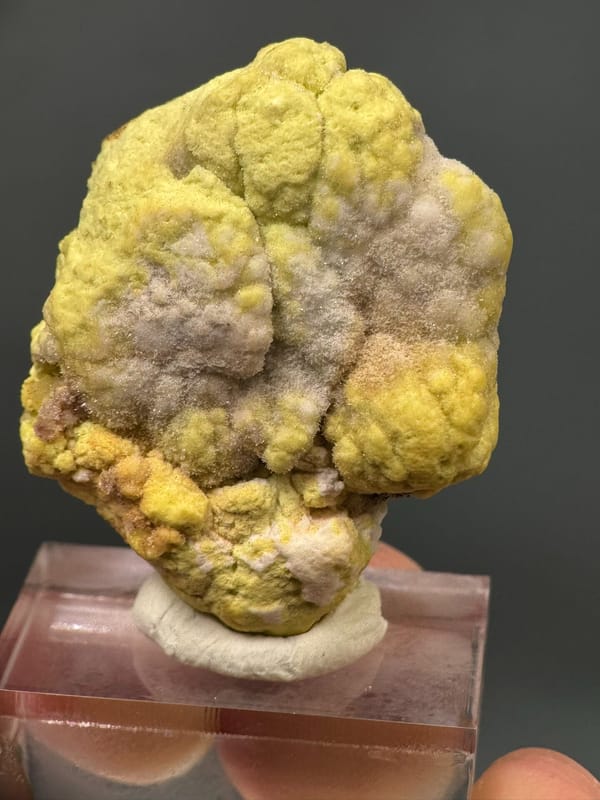 Creedite from Guizhou, China, individual mineral specimen view 2