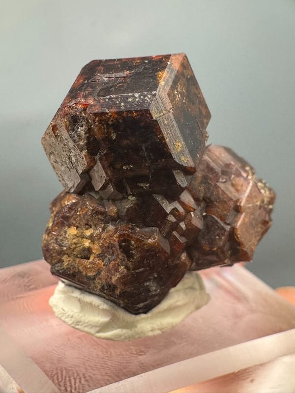Garnet from Hebei, China, individual mineral specimen view 3