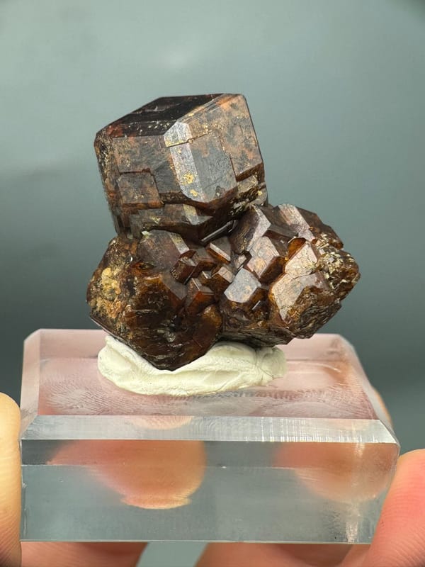 Garnet from Hebei, China, individual mineral specimen view 4