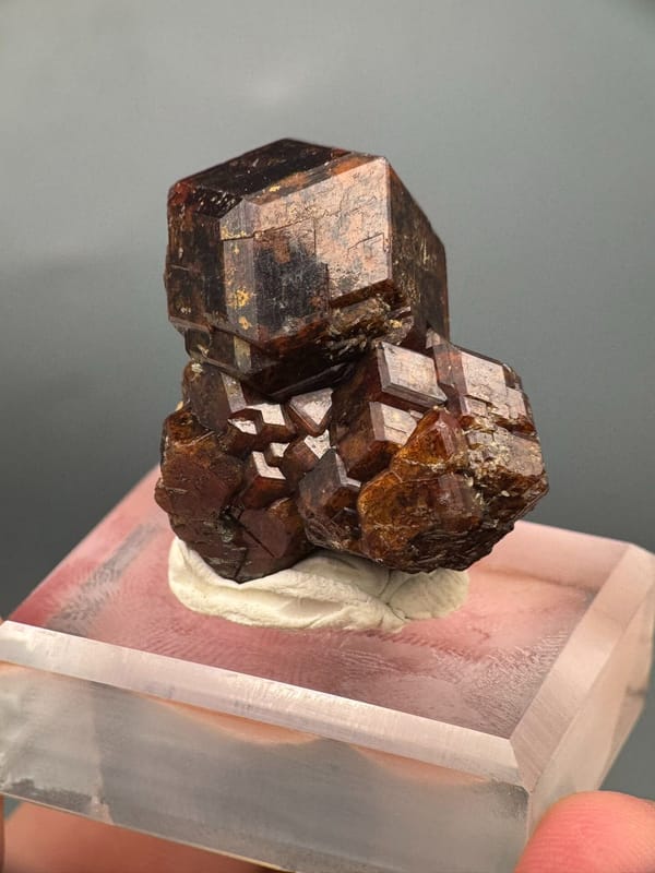 Garnet from Hebei, China, individual mineral specimen view 5