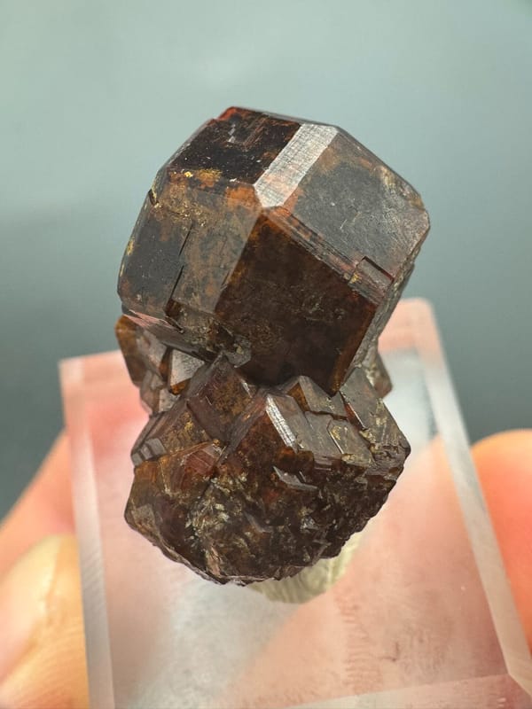 Garnet from Hebei, China, individual mineral specimen view 6