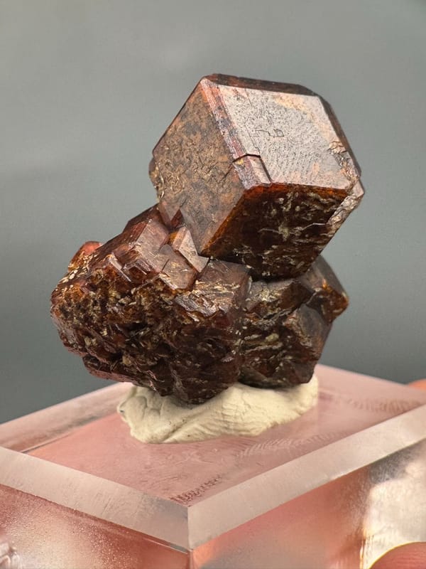 Garnet from Hebei, China, individual mineral specimen view 7
