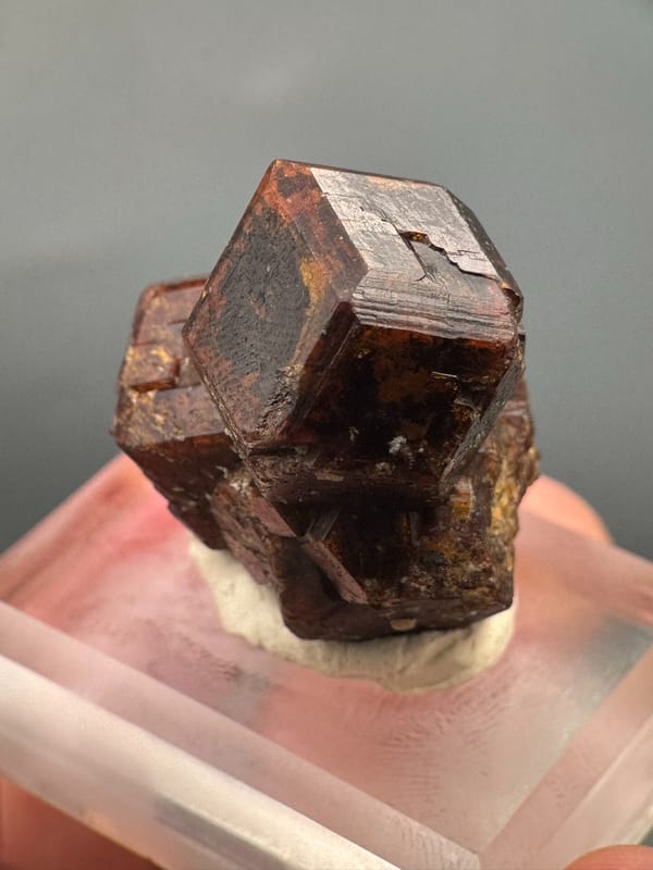 Garnet from Hebei, China, individual mineral specimen view 9