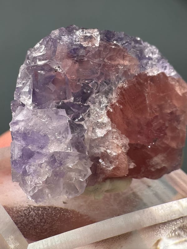 Rhodochrosite from Wuzhou, Guangxi, China, individual mineral specimen view 2