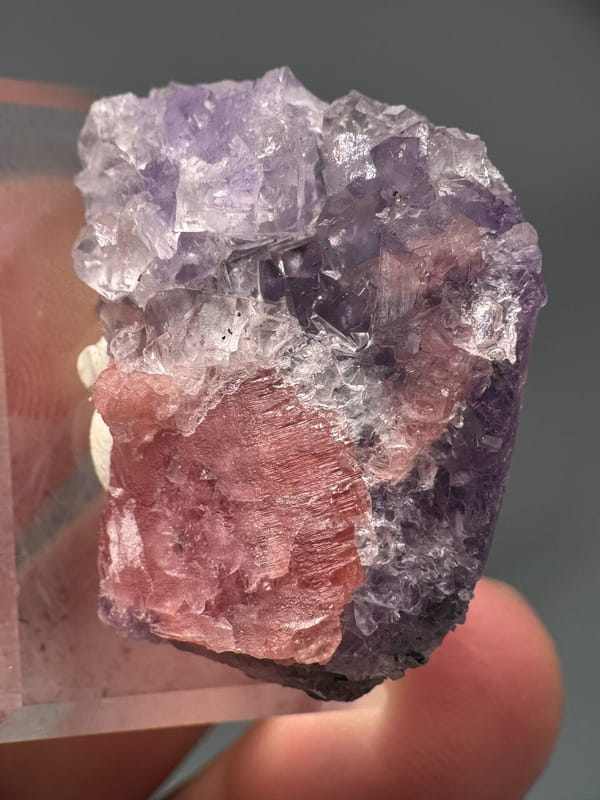 Rhodochrosite from Wuzhou, Guangxi, China, individual mineral specimen view 5
