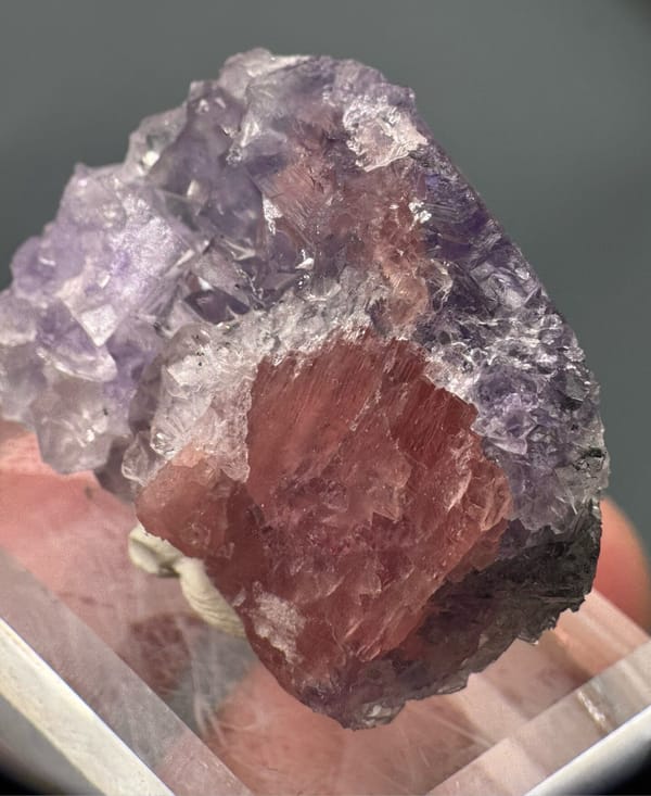 Rhodochrosite from Wuzhou, Guangxi, China, individual mineral specimen view 6
