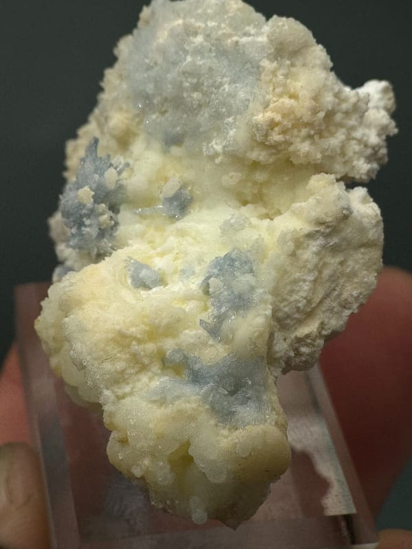 Celestine from Fujian, China, individual mineral specimen view 5