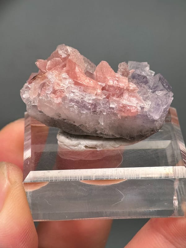 Fluorite from Wuzhou, Guangxi, China, individual mineral specimen view 8