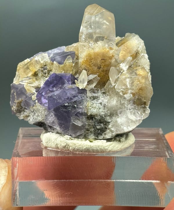 Calcite from Fujian, China, individual mineral specimen view 3
