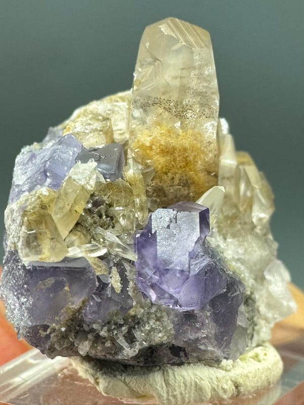 Calcite from Fujian, China, individual mineral specimen view 4