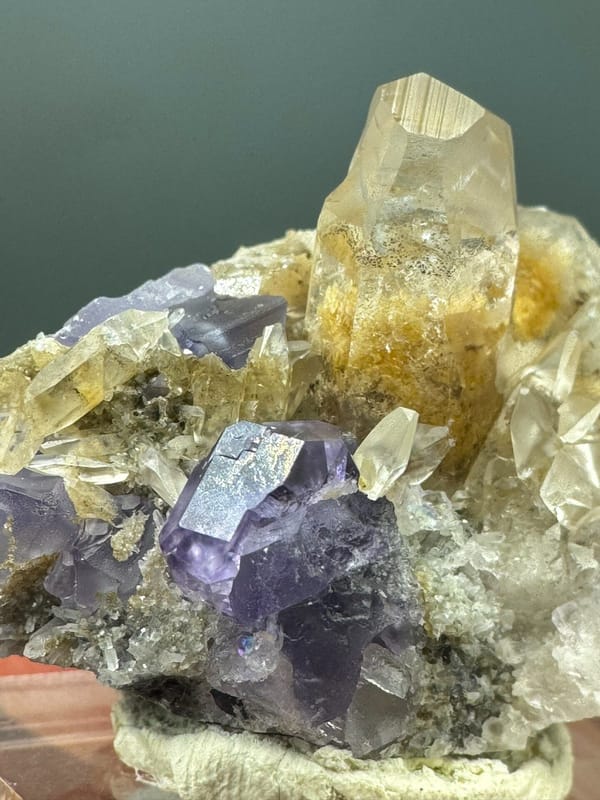 Calcite from Fujian, China, individual mineral specimen view 6