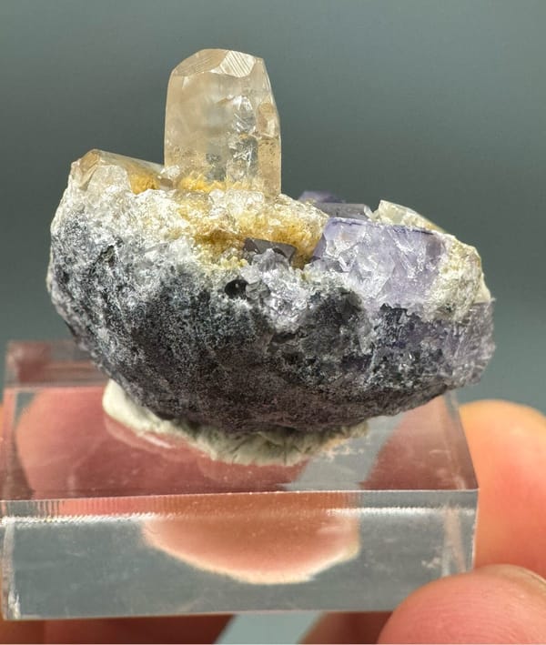 Calcite from Fujian, China, individual mineral specimen view 7