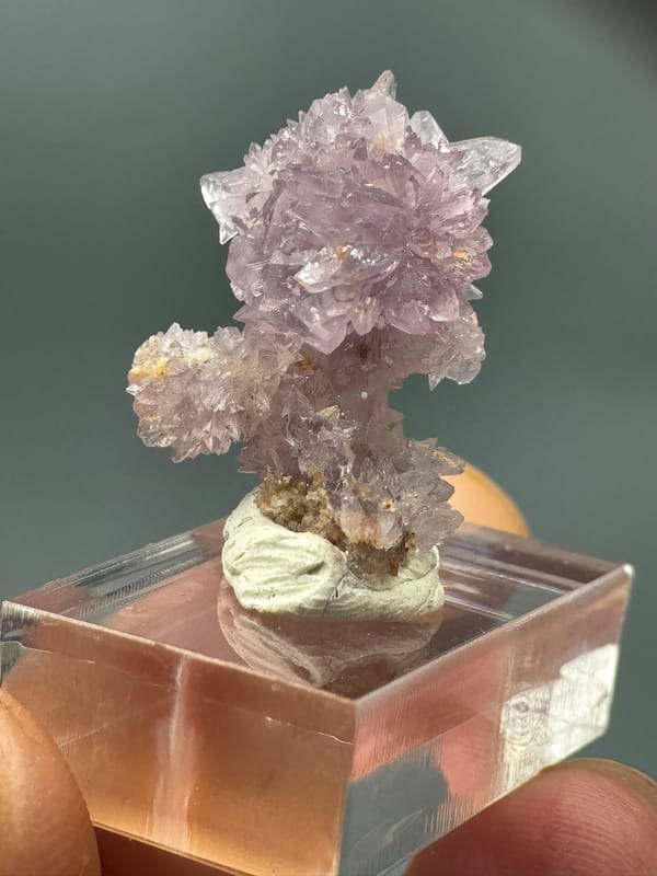 Creedite from Guizhou, China, individual mineral specimen view 3