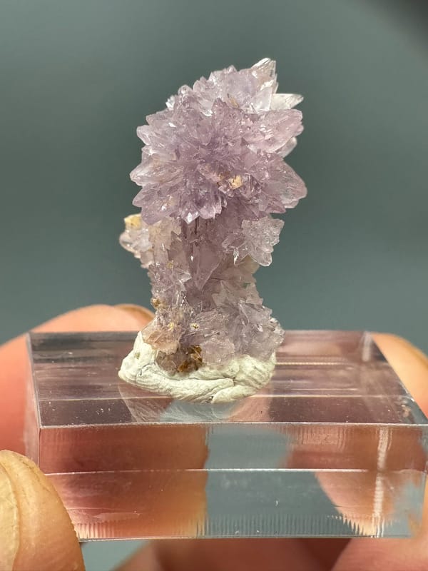 Creedite from Guizhou, China, individual mineral specimen view 4