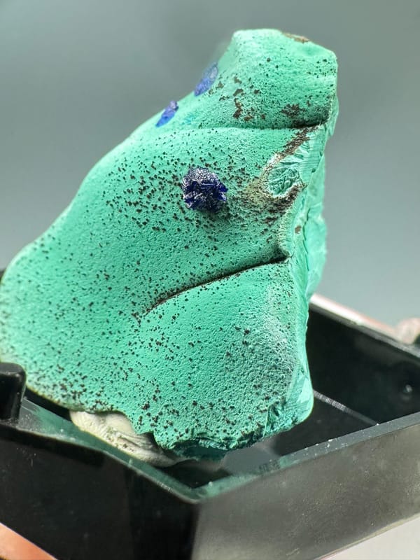 Azurite from Anhui, China, individual mineral specimen view 7
