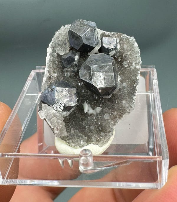 Galena from Hunan, China, individual mineral specimen view 1
