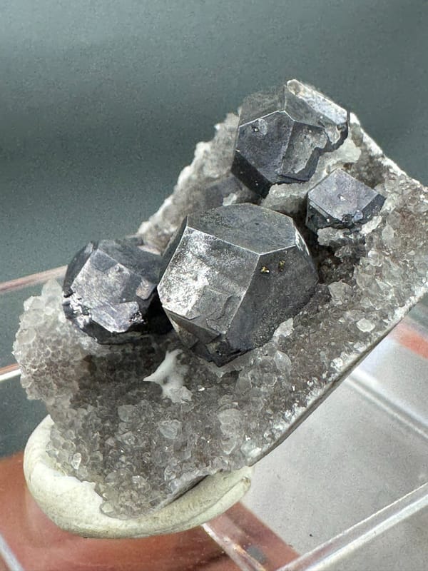 Galena from Hunan, China, individual mineral specimen view 2