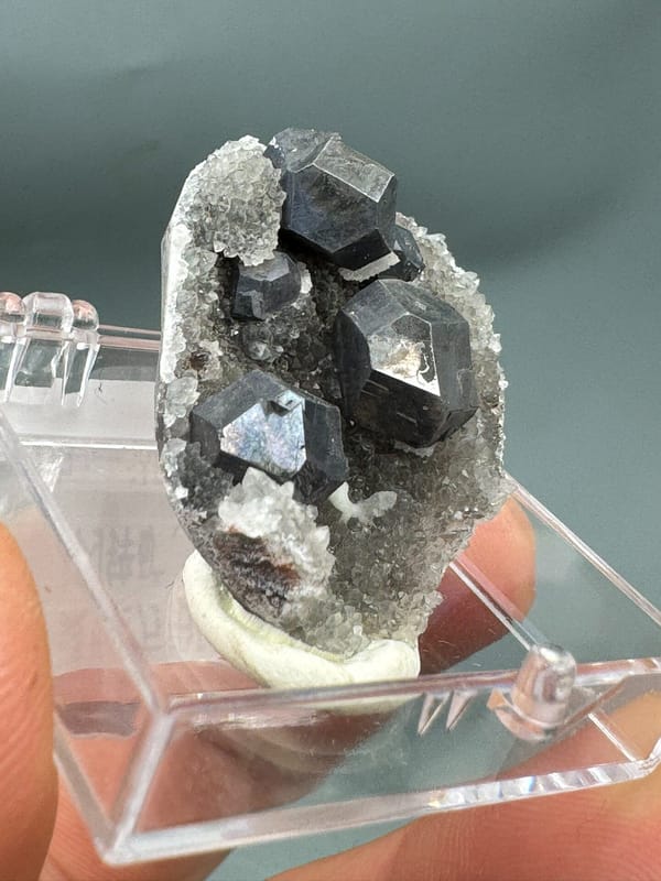 Galena from Hunan, China, individual mineral specimen view 4