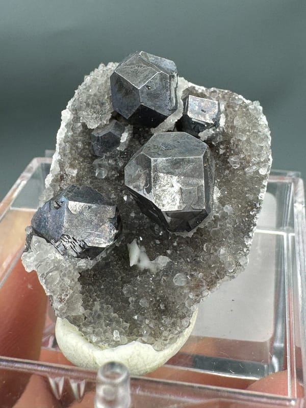 Galena from Hunan, China, individual mineral specimen view 5