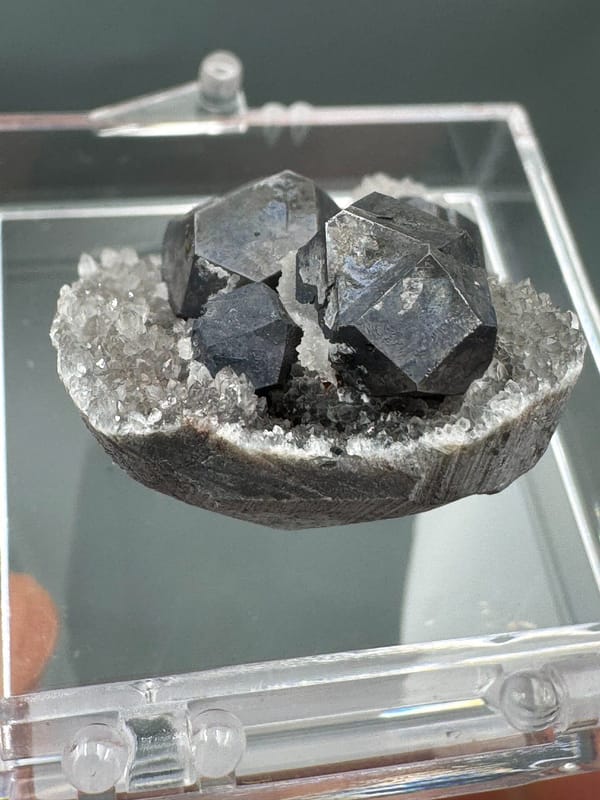 Galena from Hunan, China, individual mineral specimen view 6