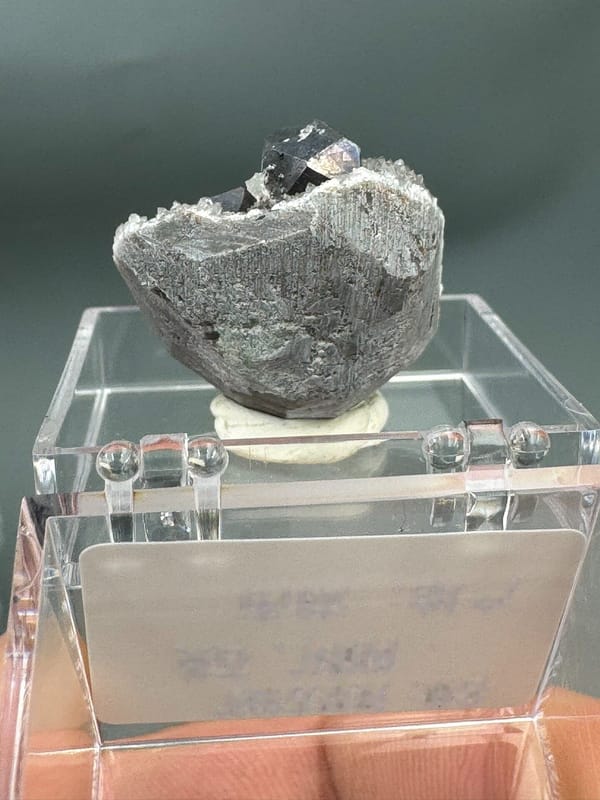 Galena from Hunan, China, individual mineral specimen view 7
