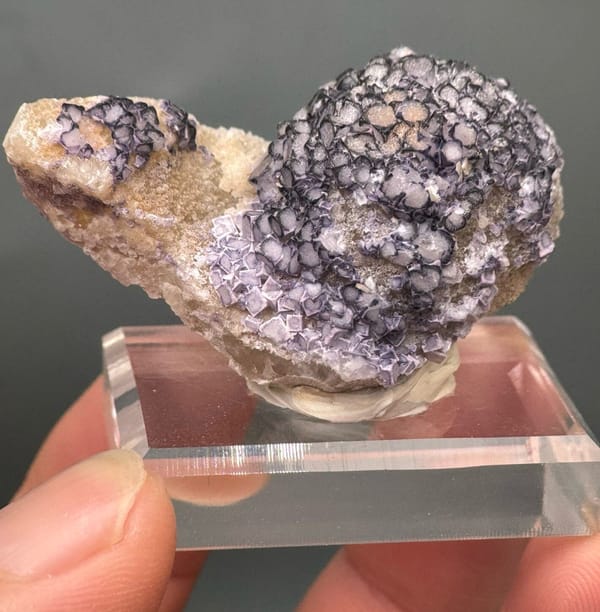 Fluorite from Guizhou, China, individual mineral specimen view 1