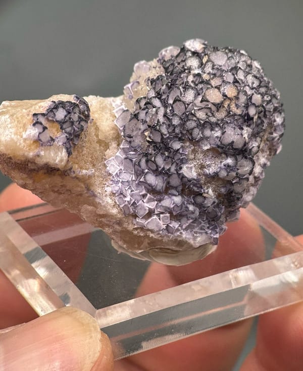Fluorite from Guizhou, China, individual mineral specimen view 2