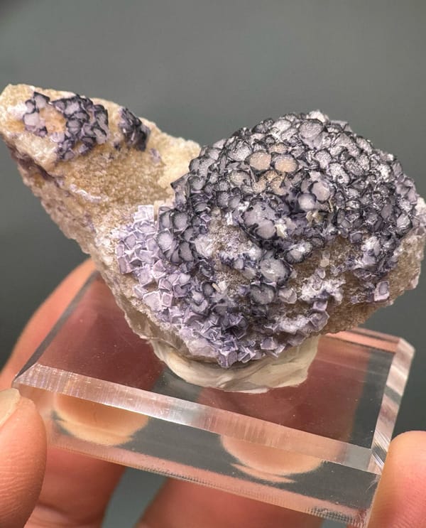 Fluorite from Guizhou, China, individual mineral specimen view 3