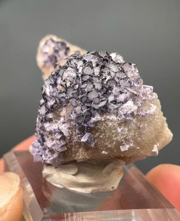Fluorite from Guizhou, China, individual mineral specimen view 4