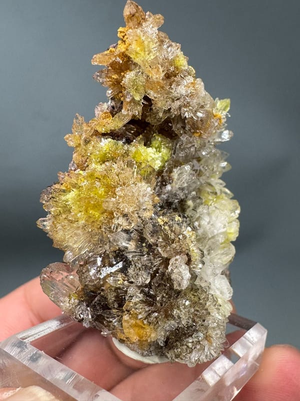 Creedite from Guizhou, China, individual mineral specimen view 3