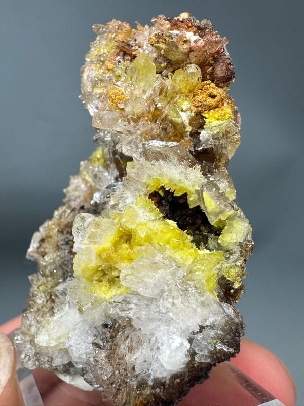 Creedite from Guizhou, China, individual mineral specimen view 5