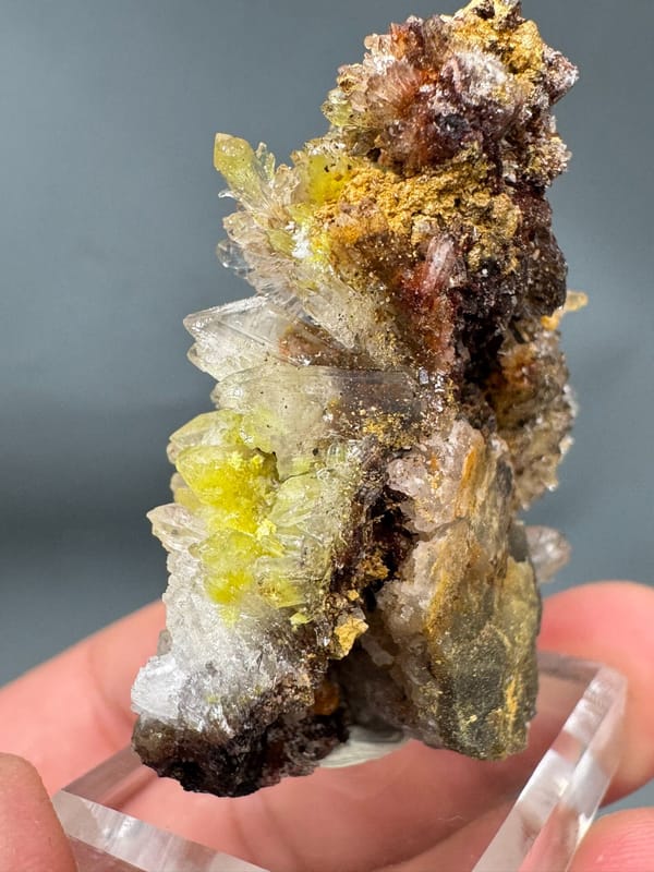 Creedite from Guizhou, China, individual mineral specimen view 6