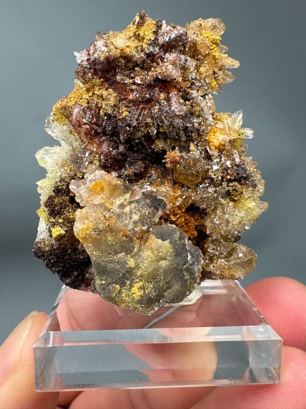 Creedite from Guizhou, China, individual mineral specimen view 9