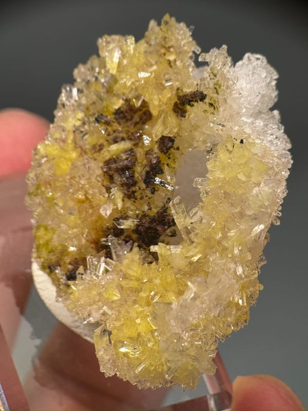 Creedite from Guizhou, China, individual mineral specimen view 5