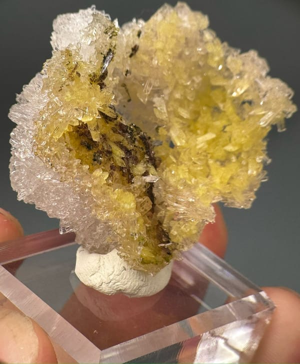 Creedite from Guizhou, China, individual mineral specimen view 6