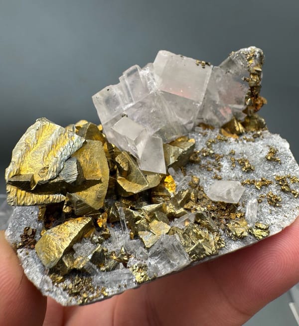 Chalcopyrite from Hebei, China, individual mineral specimen view 3