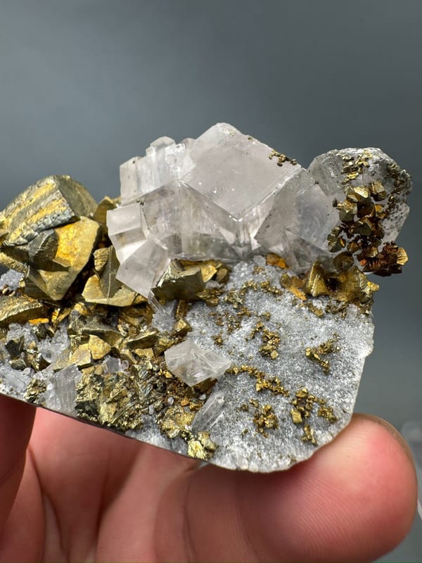 Chalcopyrite from Hebei, China, individual mineral specimen view 4