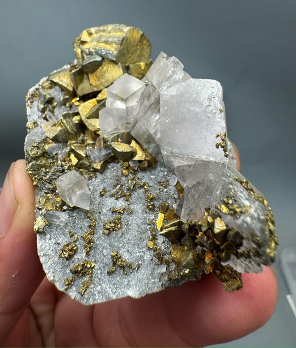 Chalcopyrite from Hebei, China, individual mineral specimen view 5